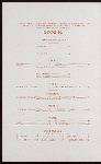 DINNER MENU [held by] NORTHERN STEAMSHIP COMPANY [at] STEAMSHIP NORTHWEST (SS;)