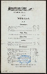 BREAKFAST [held by] AMERICAN LINE TO MONTREAL [at] AT SEA (SS;)