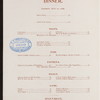 DINNER [held by] NORTHERN STEAMSHIP COMPANY [at] STEAMSHIP NORTH WEST (SS)