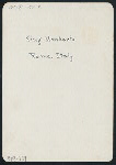 LUNCH [held by] (KING UMBERTO) [at] "(ROME,ITALY)"