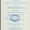 DINNER TO THE NEW YORK STATE STENOGRAPHERS' ASSOCIATION [held by] ALBANY MEMBERS OF THE NEW YORK STATE STENOGRAPHERS'ASSOCIATION [at] "AVERILL PARK, NY"