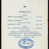 DINNER TO THE NEW YORK STATE STENOGRAPHERS' ASSOCIATION [held by] ALBANY MEMBERS OF THE NEW YORK STATE STENOGRAPHERS'ASSOCIATION [at] "AVERILL PARK, NY"
