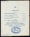 DINNER TO THE NEW YORK STATE STENOGRAPHERS' ASSOCIATION [held by] ALBANY MEMBERS OF THE NEW YORK STATE STENOGRAPHERS'ASSOCIATION [at] "AVERILL PARK, NY"