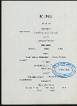 COMPLIMENTARY DINNER TO ANTHONY FIALA OF TROOP "C," U.S.V. [held by] BROOKLYN DAILY EAGLE STAFF [at] "ARGYLE, THE, BROOKLYN, NY" ([REST?];)