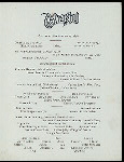 DINNER [held by] POLAND SPRING HOUSE [at]  (HOT;)