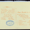 BANQUET [held by] ADIRONDACK HOTEL LEAGUE [at] "STEVENS HOUSE, LAKE PLACID, NY" (HOT;)