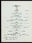 DINNER TO LIEUT. HENRY CLAUS OF TROOP C, U.S.V. [held by] BUSHWICK CLUB [at] "BUSHWICK CLUB, BUSHWICK AVE. AND HART ST., BROOKLYN, NY" (OTHER (PRIVATE CLUB);)