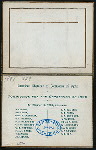 BANQUEST TO FERDINAND W. PECK, COMMISSIONER OF U.S.A. TO PARIS EXPOSITION [held by] AMERICAN CHAMBER OF COMMERCE OF PARIS COMMISSION FOR THE EXPOSIION OF 1900 [at] "HOTEL CONTINENTAL (PARIS, FRANCE?)" (FOR;)
