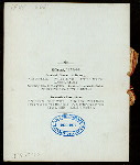 DINNER [held by] BOSTON BOOT AND SHOE CLUB [at] "THE BRUNSWICK, BOSTON, MA" (HOTEL;)