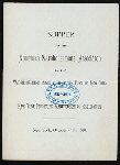 SUPPER TO AMERCICAN WAREHOUSEMENS' ASSOCIATION [held by] WAREHOUSEMENS' ASSOCIATION OF THE PORT OFNEW YORK AND THE NEW YORK FURNITURE WAREHOUSEMENS' ASSOCIATION [at] "HOTEL MANHATTAN; MADISON AVE. AND 42ND ST., NY" (HOTEL;)