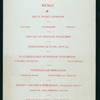 DINNER [held by] CENTURY CLUB [at] "NEW YORK, NY" (OTHER (PRIVATE CLUB?))