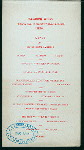 DINNER [held by] CENTURY CLUB [at] "NEW YORK, NY" (OTHER (PRIVATE CLUB?))