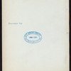 FAREWELL BANQUET TO THE EARL OF ABERDEEN,GOV. GENERAL OF CANADA [held by] CITIZENS OF OTTAWA [at] "THE RUSSELL [OTTAWA,CANADA]" (HOTEL)