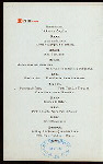 DINNER TO PHILIPPE HEBERT [SCULPTEUR] ON HIS DEPARTURE TO EUROPE [held by] ? [at] "HOTEL PLACE VIGER,MONTREAL,CANADA" (HOTEL)