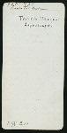 BANQUET [held by] [PRIVATE] [at] COPENHAGEN (?)