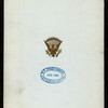 PEACE JUBILEE [held by] CLOVER CLUB [at] "THE BELLEVUE, PHILADELPHIA, PA" (HOTEL)