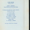 SIXTH ANNUAL BANQUET [held by] MASSACHUSETTS HOTEL ASSOCIATION [at]