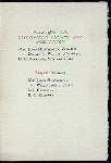 ONE HUNDREDTH ANIVERSARY OF ESTABLISHMENT OF COURT [held by] LITCHFIELD COUNTY BAR [at] "BEARDSKEY HOUSE, WEST WINSTED, CT" (HOTEL;)