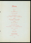 DINNER [held by] SOCIETY OF MAYFLOWER DESCENDENTS [at] "WALDORF-ASTORIA, NY" (HOTEL;)