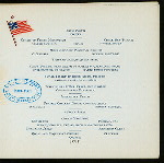 THANKSGIVING DAY DINNER [held by] DUNCAN HOTEL [at] "NASHVILLE, TN" (HOTEL;)