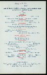 THANKSGIVING DAY DINNER [held by] GREAT SOUTHERN FIREPROOF HOTEL [at] "COLUMBUS, OHIO" (HOTEL;)
