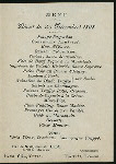 CHRISTMAS DINNER [held by] D'ANGLETERRE HOTEL [at] "BIARRITZ, FRANCE" (HOT;)
