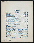 SUPPER [held by] NEW YORK CENTRAL [at] DINING CAR SERVICE (RR)