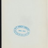 DINNER IN HONOR OF HON. J.I.CLARKE HARE [held by] HARE LAW CLUB [at] BELLEVUE HOTEL (HOTEL;)