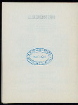 DINNER IN HONOR OF HON. J.I.CLARKE HARE [held by] HARE LAW CLUB [at] BELLEVUE HOTEL (HOTEL;)