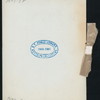 DINNER IN HONOR OF HON. J.I.CLARKE HARE [held by] HARE LAW CLUB [at] BELLEVUE HOTEL (HOTEL;)