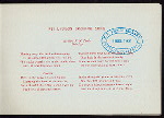 DINNER [held by] PSI UPSILON OF PHILADELPHIA [at] BELLEVUE (HOTEL;)