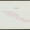 DINNER [held by] PSI UPSILON OF PHILADELPHIA [at] BELLEVUE (HOTEL;)