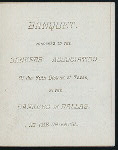 BANQUET [held by] BANKERS OF DALLAS [at] "ORIENTAL, DALLAS, TX"