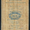 ANNUAL DINNER [held by] LUMBER DEALERS ASSOCIATION OF CONNECTICUT [at] "NEW TONTINE HOTEL, NEW HAVEN [CT]" (HOTEL;)
