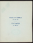 31ST ANNUAL DINNER [held by] YALE ALUMNI ASSOCIATION OF PHILADELPHIA [at] "HOTEL BELLEVUE, [PHILADEPHIA, PA]" (HOTEL;)