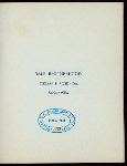 31ST ANNUAL DINNER [held by] YALE ALUMNI ASSOCIATION OF PHILADELPHIA [at] "HOTEL BELLEVUE, [PHILADEPHIA, PA]" (HOTEL;)