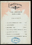 DINNER [held by] NORDDEUTCHER LLOYD BREMEN [at] KAISER FRIEDRICH AT SEA ("SS,FOR;")