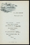 DINNER [held by] NORDDEUTCHER LLOYD BREMEN [at] KAISER FRIEDRICH AT SEA ("SS,FOR;")