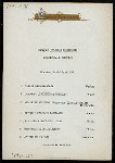 DINNER [held by] NORDDEUTCHER LLOYD BREMEN [at] KAISER FRIEDRICH AT SEA ("SS,FOR;")