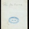 FIRST ANNUAL DINNER [held by] NEW ROCHELLE BOARD OF TRADE [at] "NEW ROCHELLE, NY"