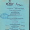ARBOR DAY DINNER [held by] METROPOLE HOTEL [at] "FARGO, NORTH DAKOTA" (HOTEL)