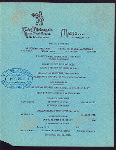 ARBOR DAY DINNER [held by] METROPOLE HOTEL [at] "FARGO, NORTH DAKOTA" (HOTEL)