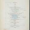 116TH ANNIVERSARY [held by] NEW YORK SOCIETY OF THE CINCINNATI [at] SHERRY'S (REST;)
