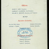 ANNUAL DINNER [held by] LOUISIANA BAR ASSOCIATION [at] "WEST END HOTEL, NEW ORLEANS, LA" (HOTEL)