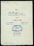 ANNUAL DINNER [held by] LOUISIANA BAR ASSOCIATION [at] "WEST END HOTEL, NEW ORLEANS, LA" (HOTEL)