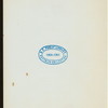 DINNER IN HONOR OF THE HOTEL MEN'S BENEFIT ASSOCIATION [held by] HOTEL MEN OF WASHINGTON [at] "DEWEY HOTEL, THE, (WASHINGTON, D.C.?)" (HOTEL;)