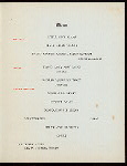 DINNER IN HONOR OF THE HOTEL MEN'S BENEFIT ASSOCIATION [held by] HOTEL MEN OF WASHINGTON [at] "DEWEY HOTEL, THE, (WASHINGTON, D.C.?)" (HOTEL;)