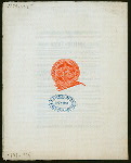 DINNER [held by] EROFFNUNGS-HEIER  DER BERGFAHRT IN TIROL [at] "HAMBURG, GERMANY" (FOR;)