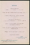 LUNCHEON TO HOTEL MEN'S MUTUAL BENEFIT ASSOCIATION,LADIES [held by] HOTEL MEN'S MUTUAL BENEFIT AASOCIATION LADIES [at] "GRAND PACIFIC HOTEL," (HOTEL;)