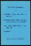LUNCHEON TO HOTEL MEN'S MUTUAL BENEFIT ASSOCIATION [held by] HOTEL MEN'S MUTUAL BENEFIT AASOCIATION [at] CHICAGO BEACH HOTEL (HOTEL;)